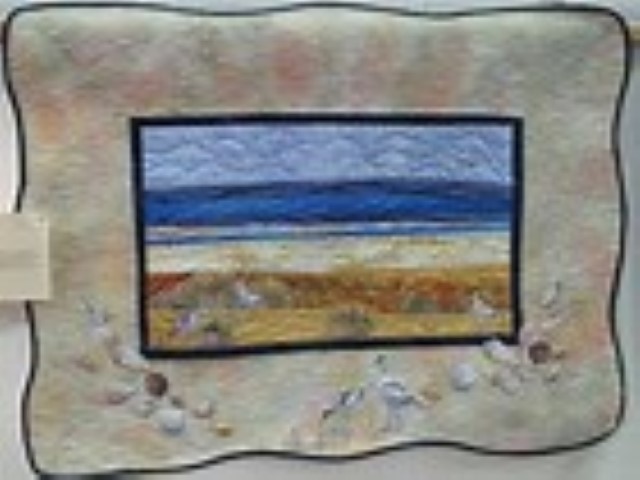 Create a Minature Scene with Sally Holman, Norfolk Wildlife Trust Cley Marshes, Coast Road, Cley, Norfolk, NR25 7SA | This short workshop will give you the opportunity to try your hand at making a small textile picture using Sally's special techniques. | Workshop, birds, art,